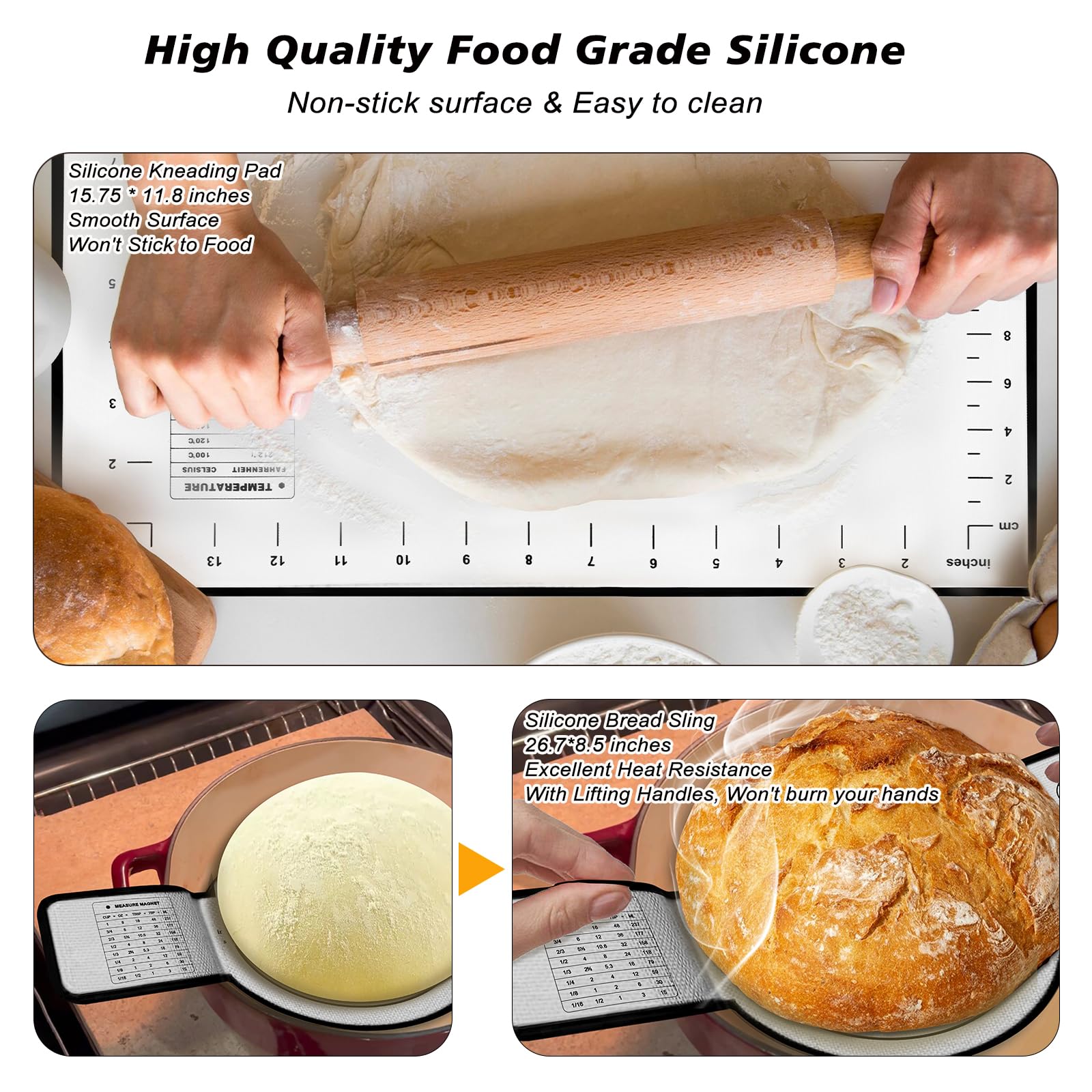 NZQXJXZ bread lame with five blades and leather cover for skilled scoring