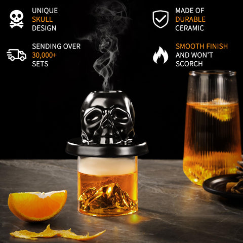 OAGA whiskey glasses set elevates sipping experience with sturdy, stylish vessels.