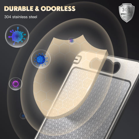 OakJAR juice groove catches liquids to protect your countertop.
