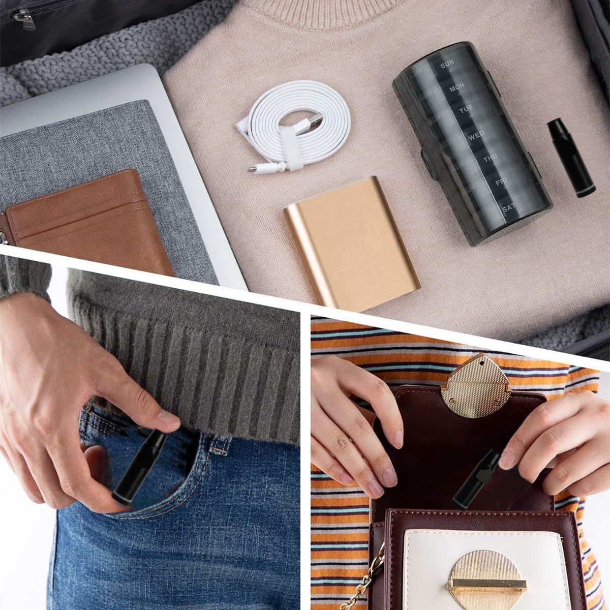 Compact spice collection from OakMsOik for on-the-go meals.