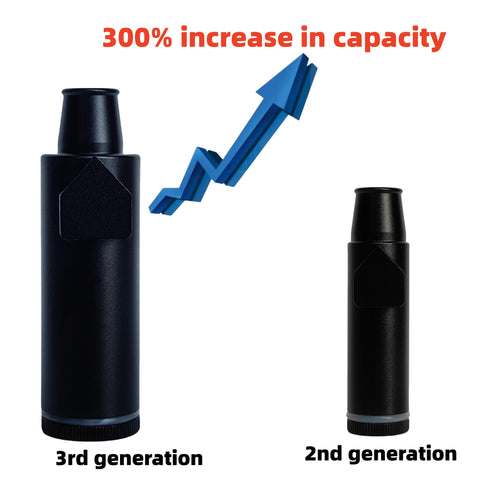 OakMsOik high-capacity metal bottle keeps spices within reach.