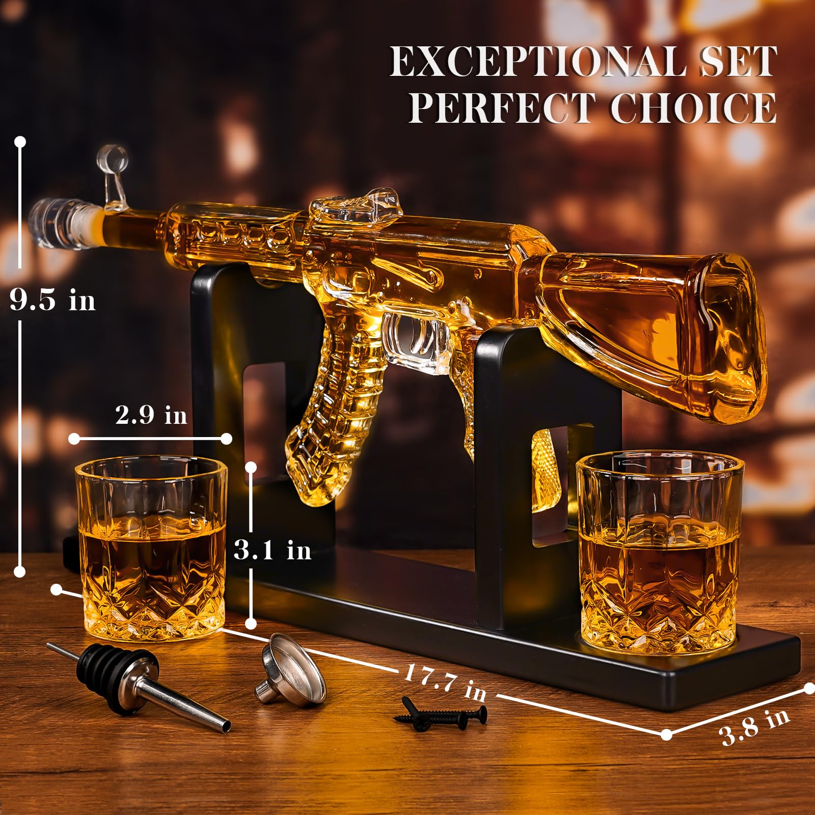 Oaksea precision liquor pourer for controlled pours