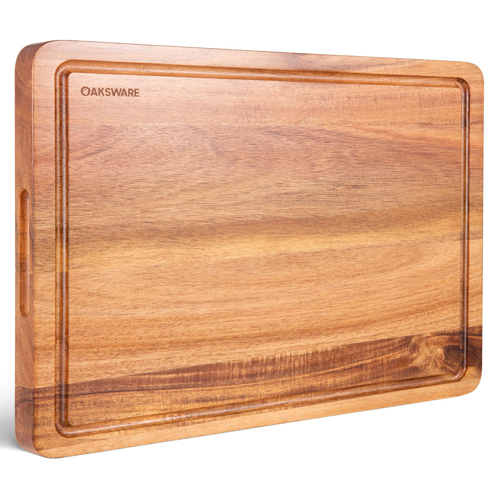 OAKSWARE cutting board 20x15 with acacia edge grain for heavy chopping