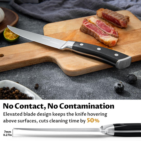 OAKSWARE full-tang ergonomic handle for balanced control