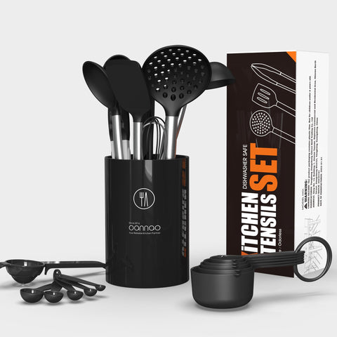 oannao silicone deep ladle serving portions without drips