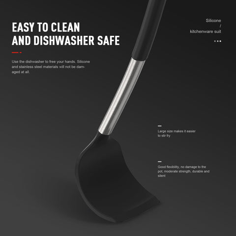 oannao silicone whisk blending batter smoothly
