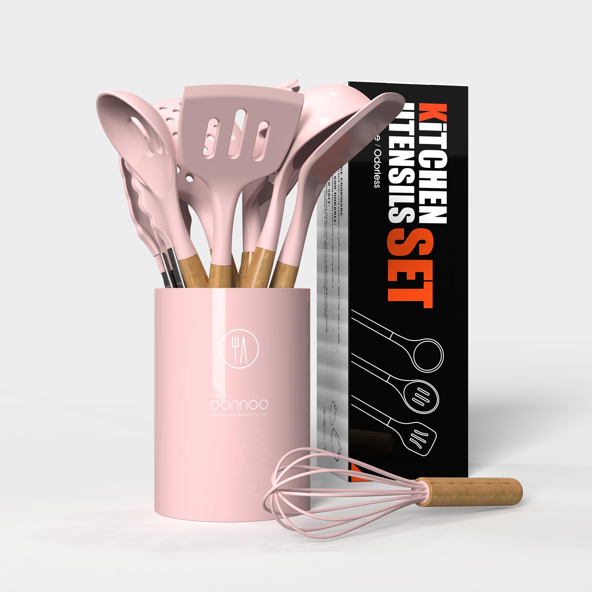 oannao silicone brush pink precise basting for even flavor distribution.