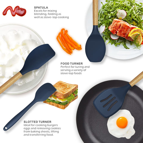 Oannao utensil holder keeps tools organized on the counter.