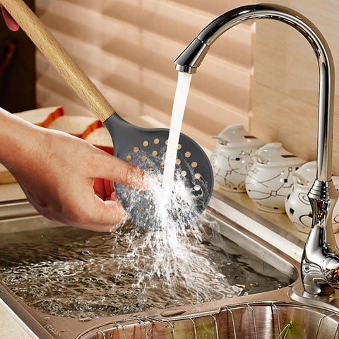 Oannao gray whisk with sturdy handle for batters