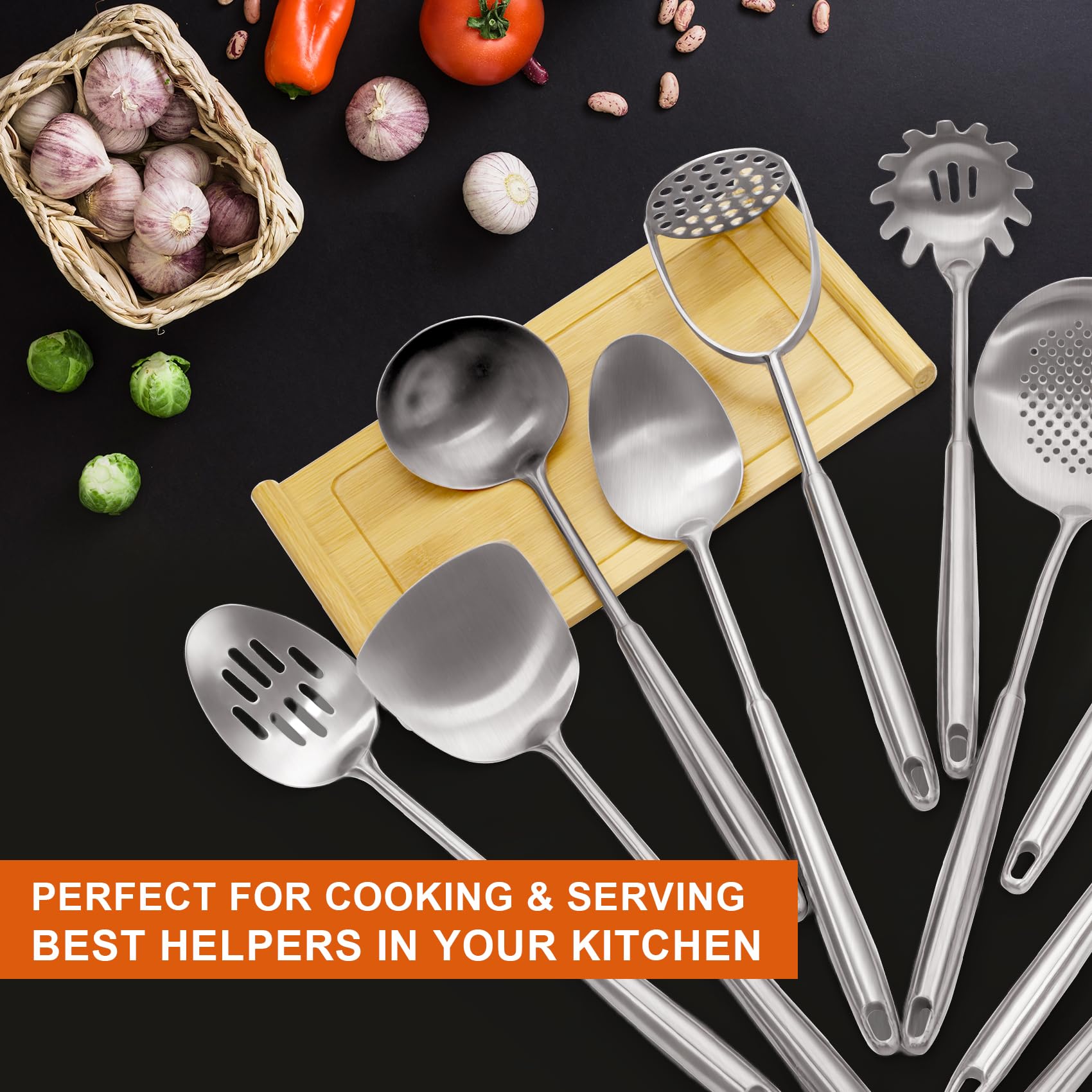 OARSE spatula with a comfortable, heat-resistant edge for flipping and scraping.