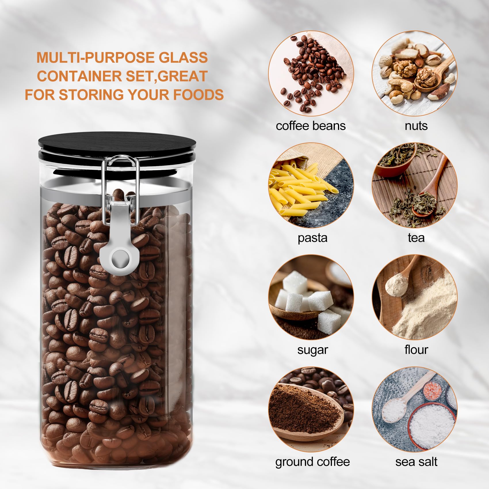 OARSE included spoons for easy scooping and precise measurement