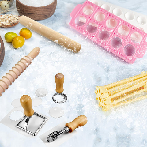 OARSE pasta stamps set for decorative, uniform shapes.