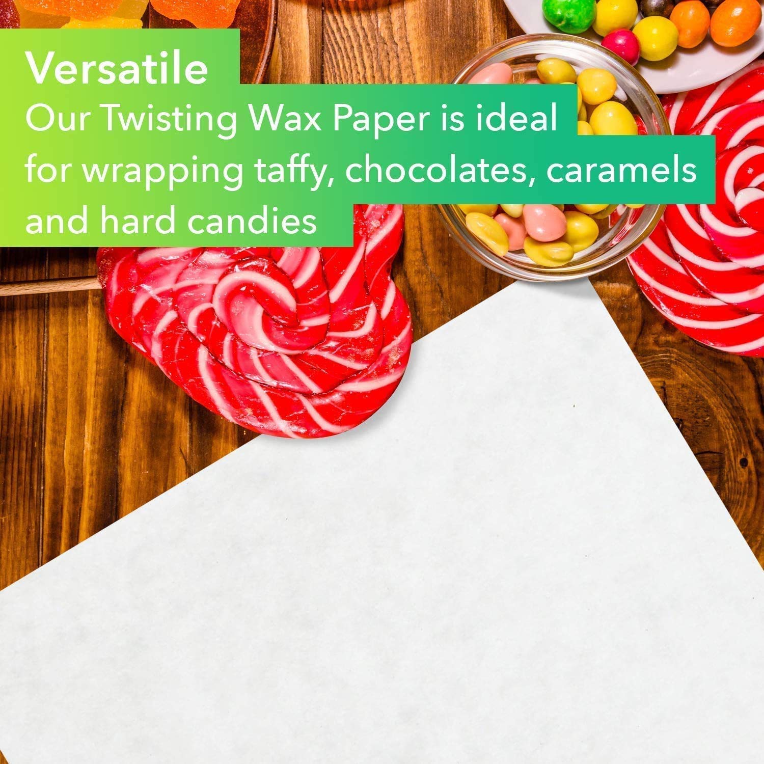 Oasis Supply two-sided butter paper offers versatile wrapping
