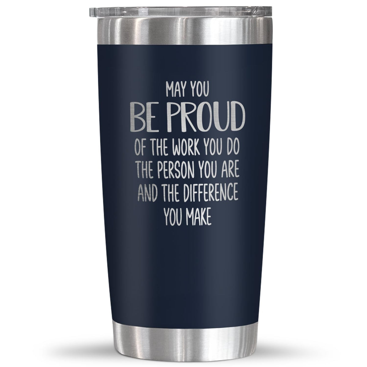 OASSIE 20oz tumbler with lid keeps drinks hot or cold on the go.