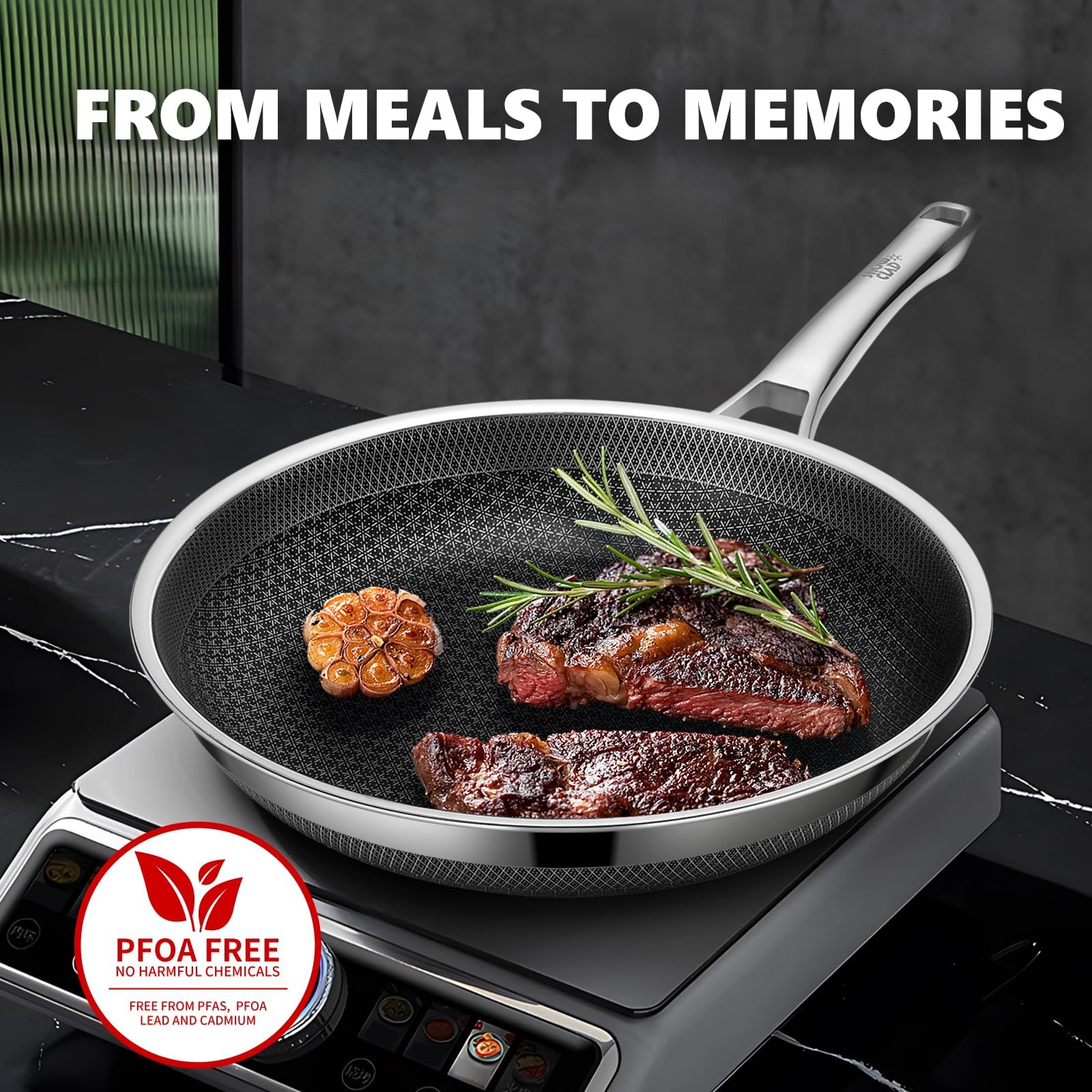 OATOFP dishwasher-safe and oven-safe cookware for flexible cooking.