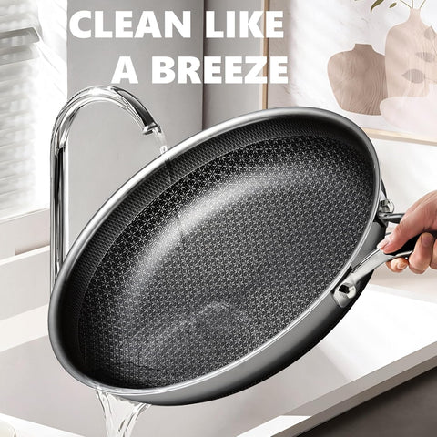 OATOFP Easy-clean nonstick release after cooking.