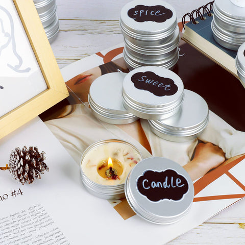 Versatile OBKJJ tins suitable for candles, balms, spices and DIY gifts.