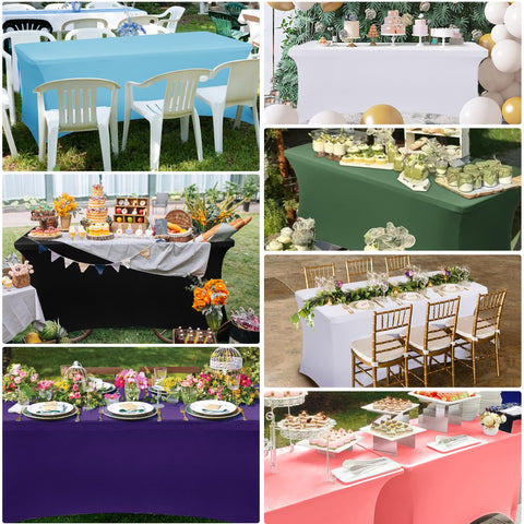 Obstal black table cover ideal for weddings, banquets, and parties
