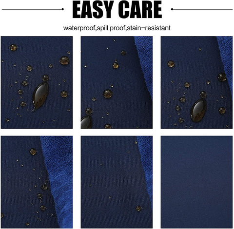 Obstal easy-care polyester tablecloth 60x84 makes cleanup quick and simple.
