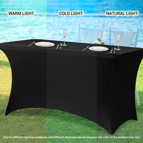Universal 6 ft table compatibility for Obstal stretch cover