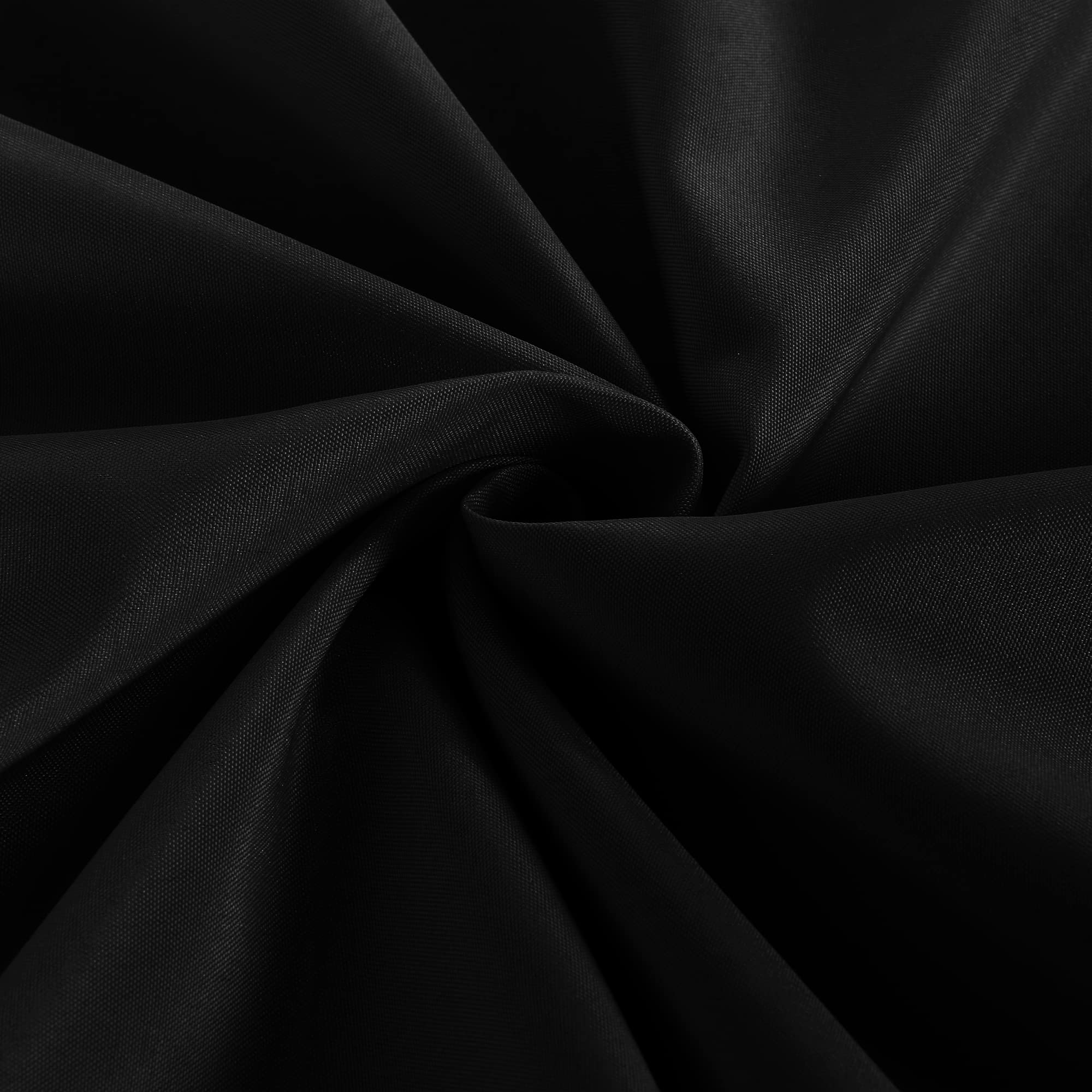 Close up of polyester weave texture on Obstal tablecloth material