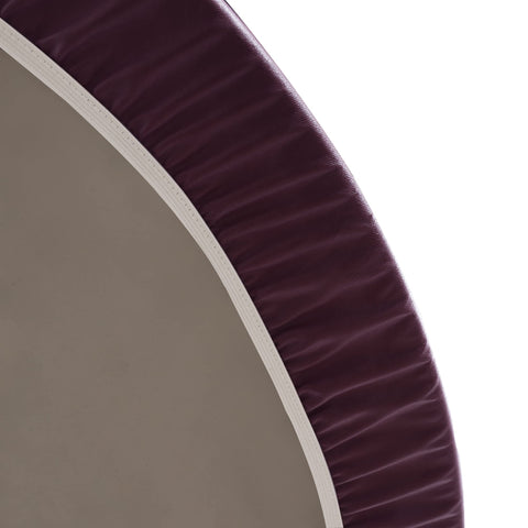 Obstal round tablecloth easy wipe clean after meals.