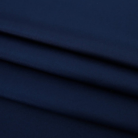 Obstal water-resistant tablecloth in navy 60x84 for outdoor dining protection.