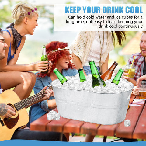 OBTANIM bar and backyard cooler helps organize wine and champagne