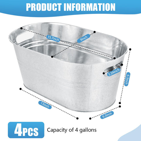 OBTANIM 4-gallon metal beverage cooler for weddings and parties