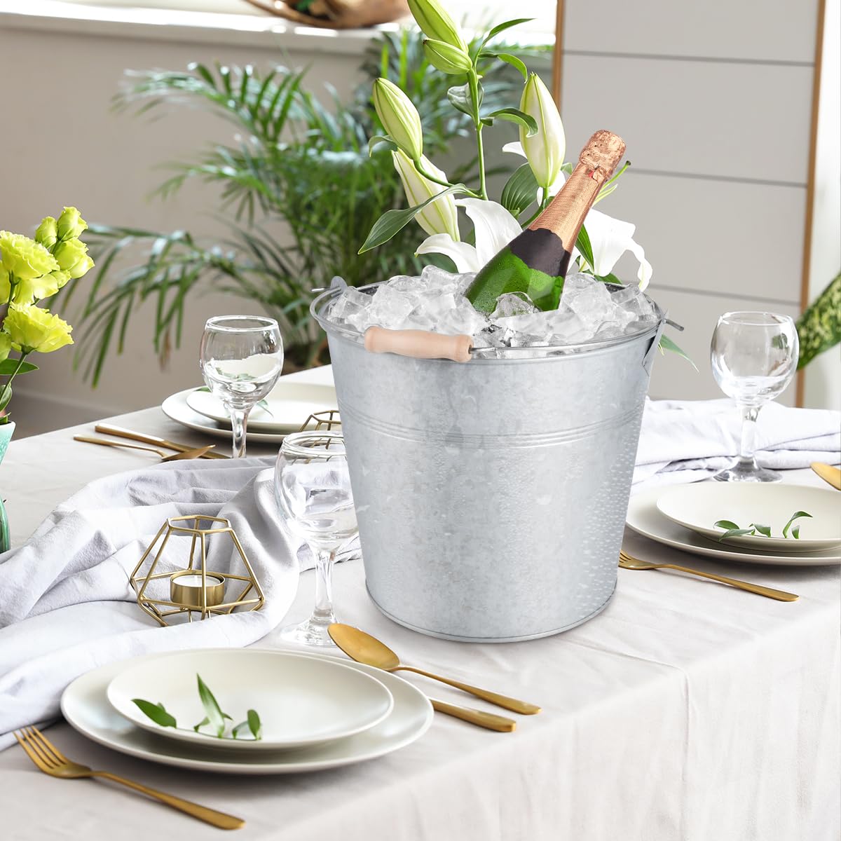 OBTANIM buckets used as wedding decor and party favors