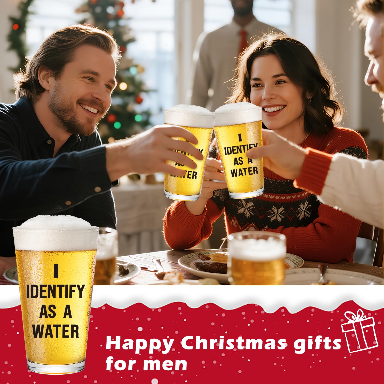 OCCdesign Durable holiday glass perfect for toasts and seasonal celebrations