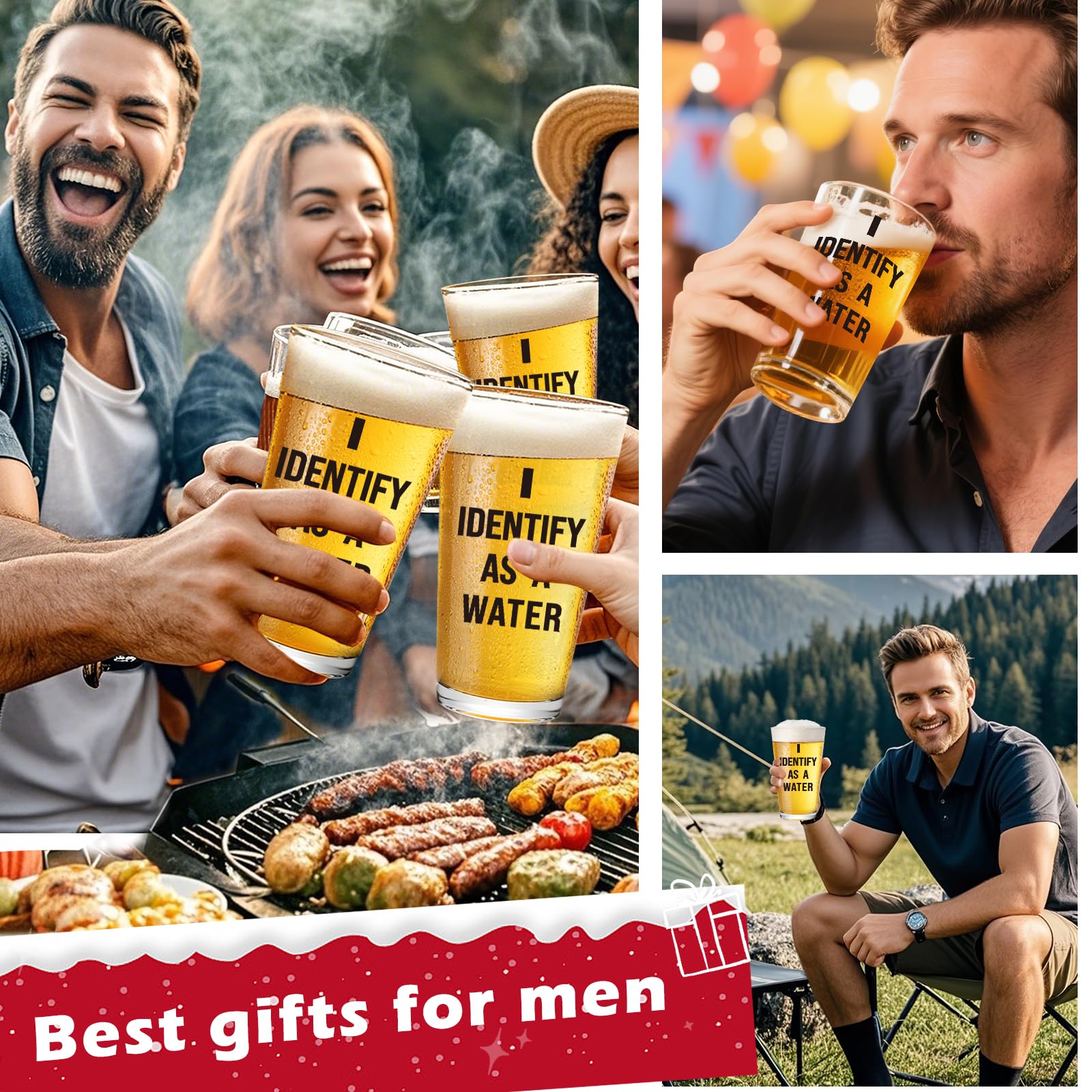 OCCdesign Gag gift beer glass for dad or husband during holidays