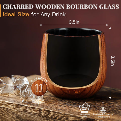 Ocelamior charred inner wall aroma highlights smoky notes when pouring whiskey.