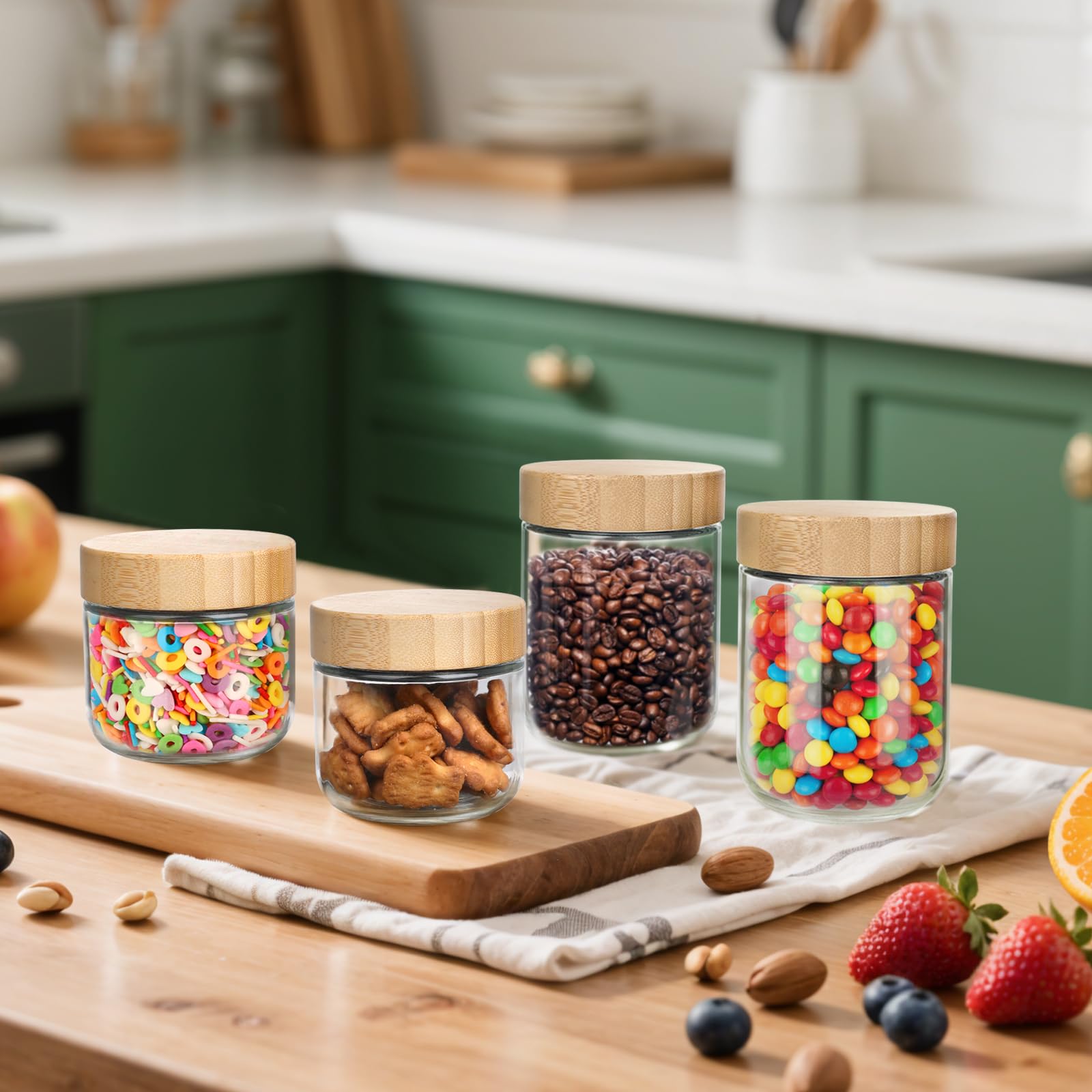 OcePor cookie storage jar keeps treats fresh and organized