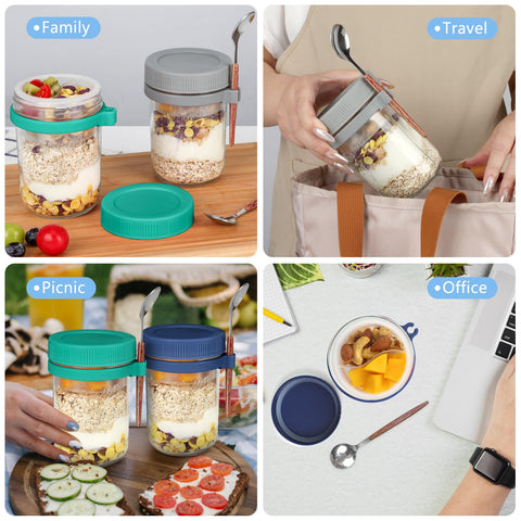 OcePor jars are dishwasher safe and refrigerator safe for easy care.