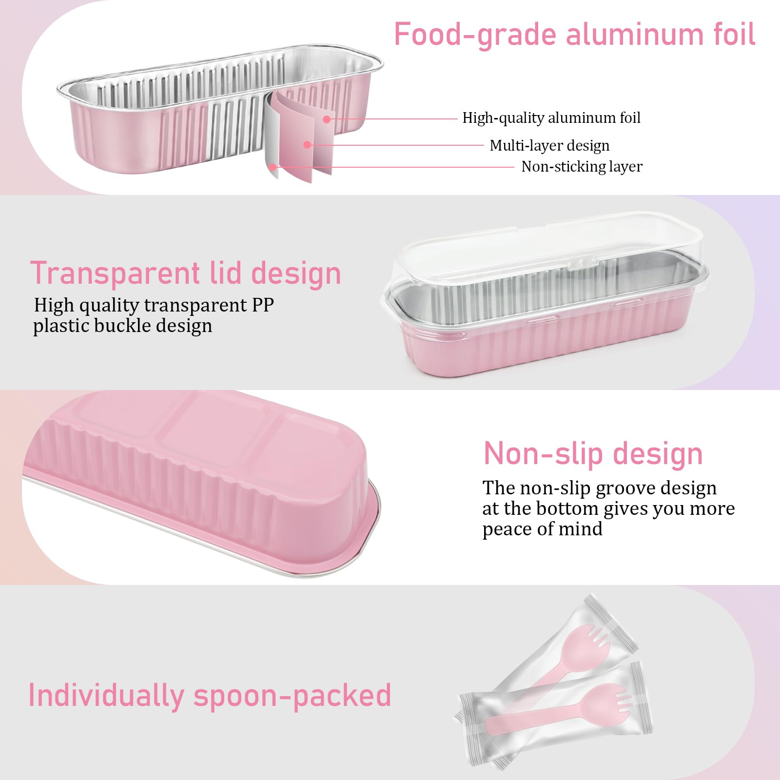 OcePor disposable baking pans simplify cleanup after baking sessions.