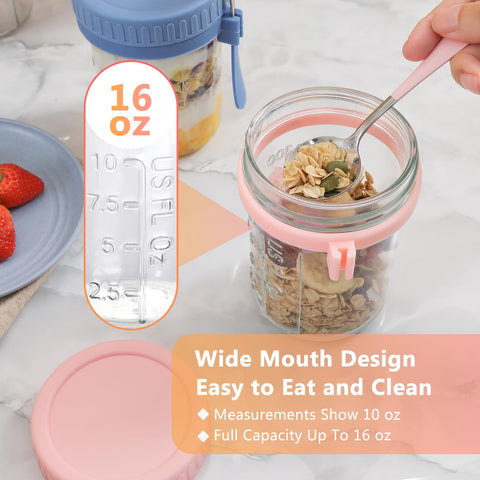 OcePor multi-use jars support breakfast, salads, or snacks as thoughtful gifts.