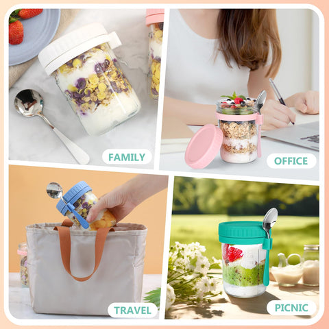 OcePor portable jars fit backpacks and lunch bags for on-the-go meals.