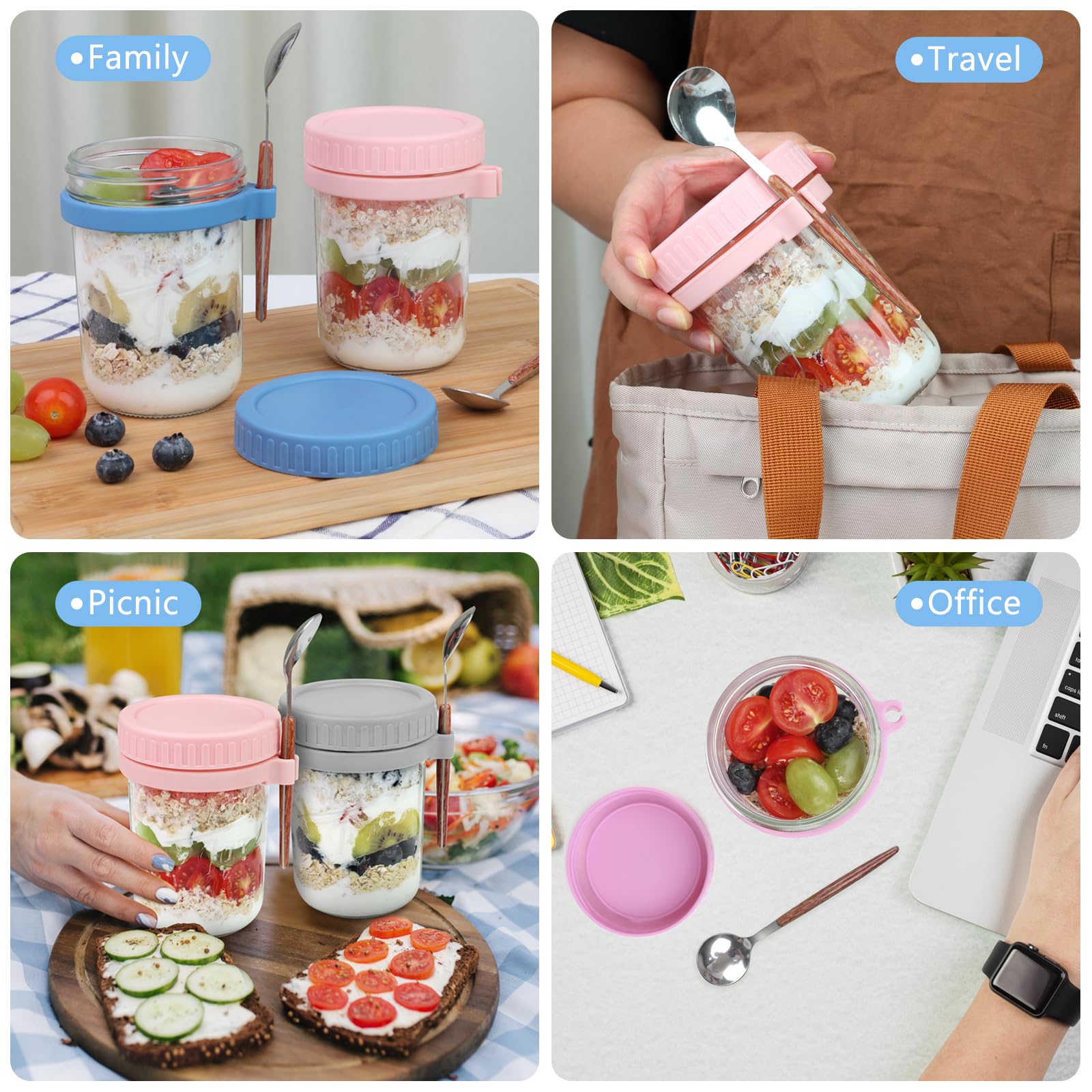 OcePor portable jars suit work, school, and travel.