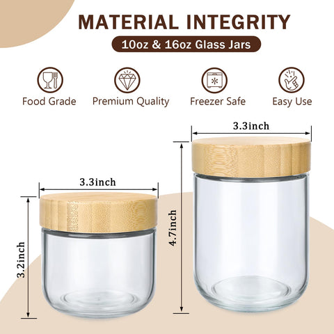 OcePor snack jar with clear design for easy content visibility