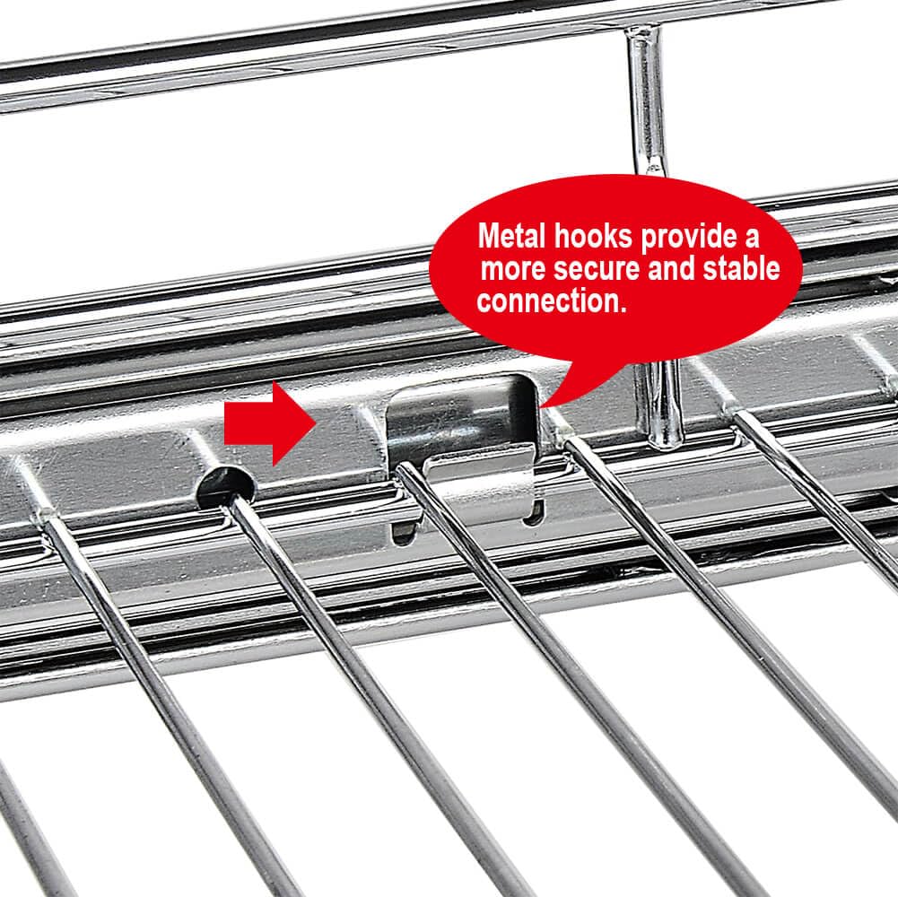 OCG 2-tier bottom basket height adjustable for flexible storage