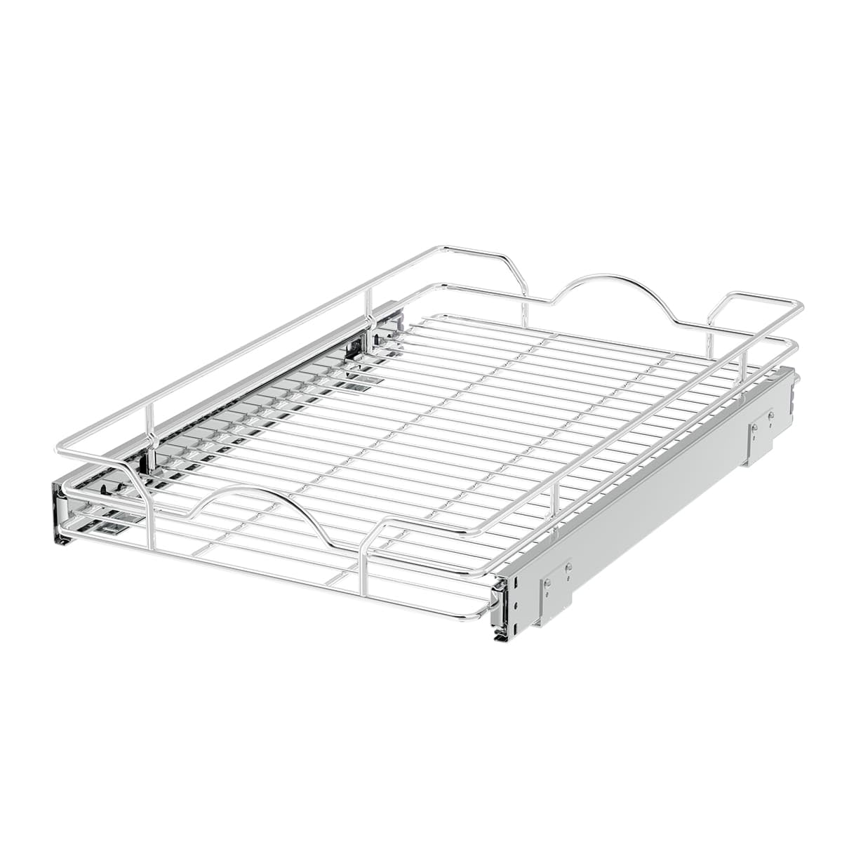 OCG pull-out shelves support up to 100 lbs of weight.