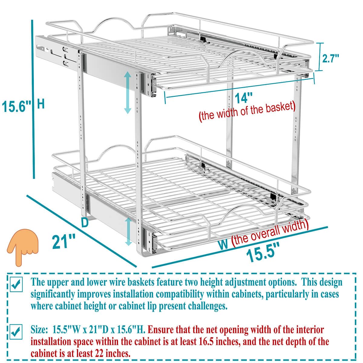 OCG installation kit with template and hardware for quick setup