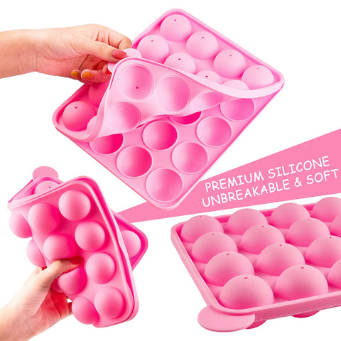 Ocmoiy cake pop sticks and wrappers with sealing ties for neat presentation.