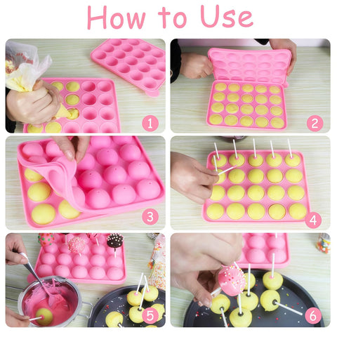 Ocmoiy non-stick silicone mold gives easy release and simple cleanup.