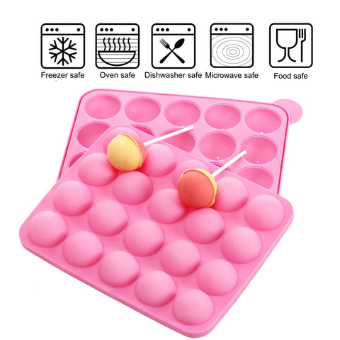 Ocmoiy temperature-ready mold tolerates oven, freezer, and microwave use.