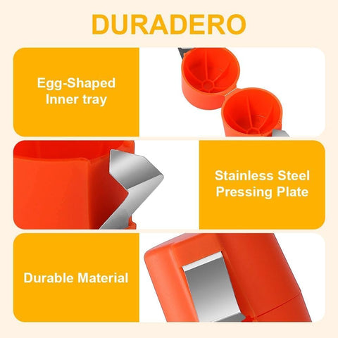 OCPBGMS handheld egg breaker compact and storage-friendly for kitchens.