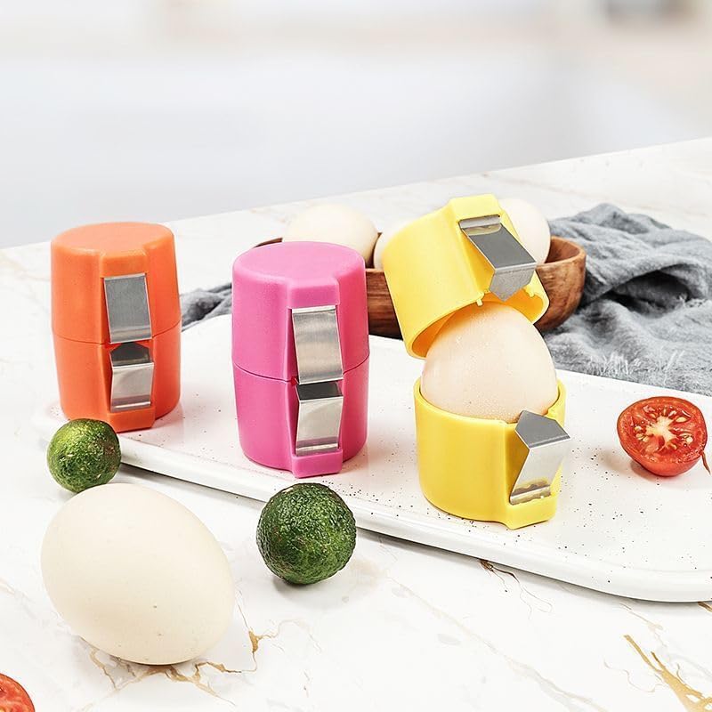 OCPBGMS kitchen gadgets enable easy egg cracking in busy kitchens.
