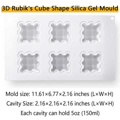 OCPO Kitchen Bubble Mold six-cavity dessert setup for mousse or jelly.