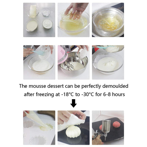 OCPO Kitchen dessert mold ideal for pastries, chocolate and cake decoration
